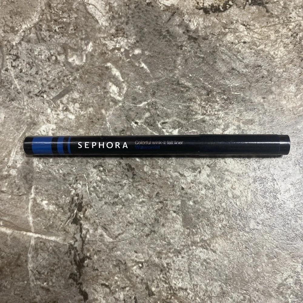 Sephora 04 Midnight Navy waterproof colorful wink-it felt liner 0.019 oz Sealed‎